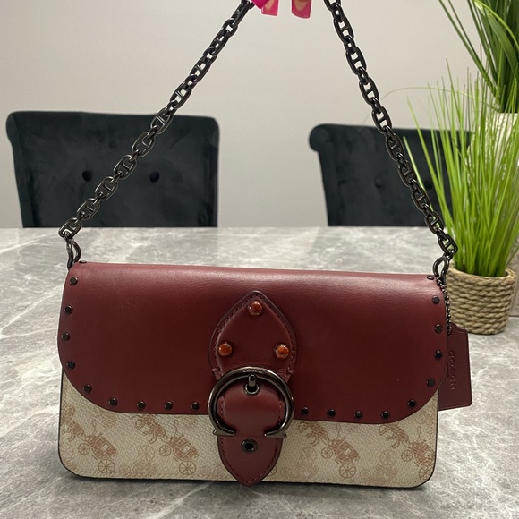 Coach Canvas and Leather hand and cross body bag - Picture 1 of 4